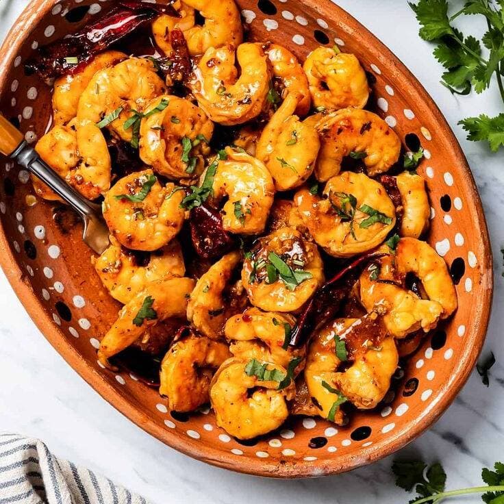 Camarones al Ajillo