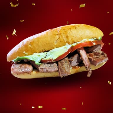 Torta de Arrachera