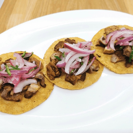 Tostadas de Carnitas 3 Piezas