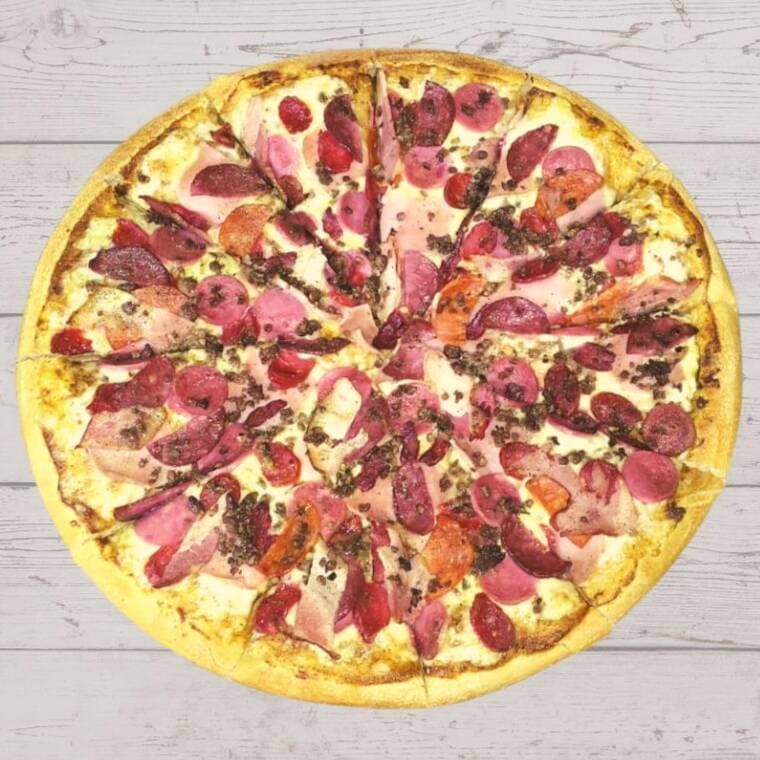 Pizza Extra Meat 12 Porciones