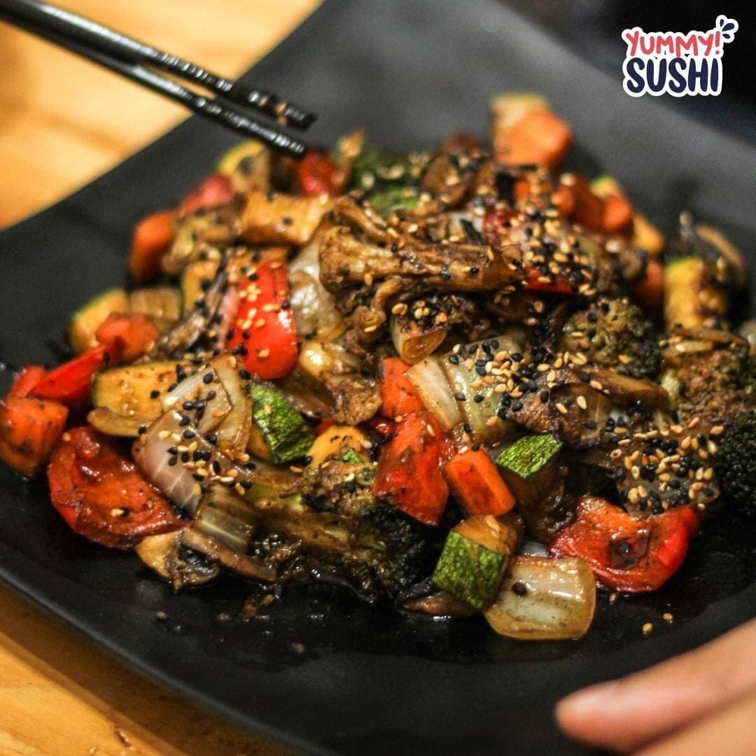 TEPANYAKI DE VEGETALES