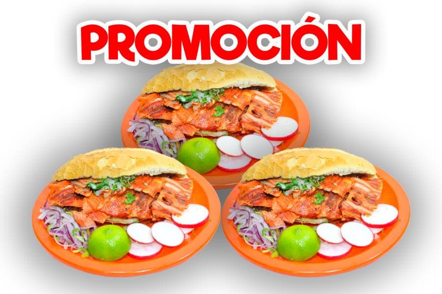 3 TORTAS PASTOR