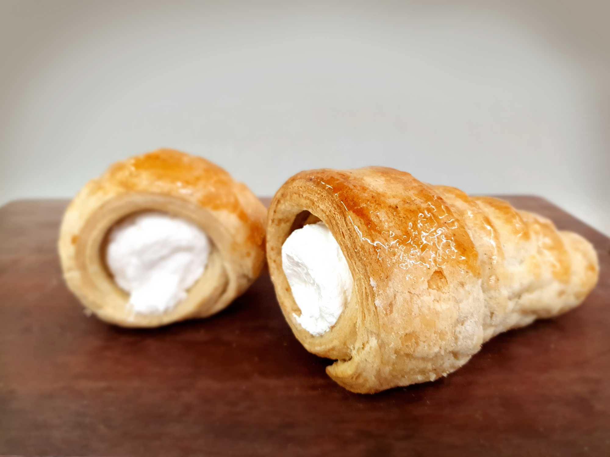 Barquillo de Chantilly