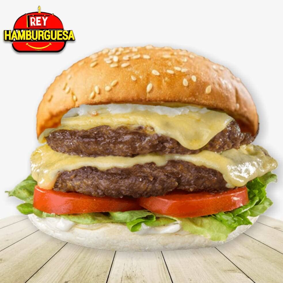 Hamburguesa Doble Res Mozzarella