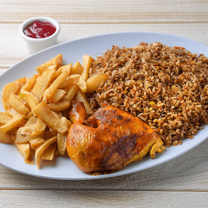 Arroz Chino Personal+1/4 de Pollo y Gaseosa 250ml