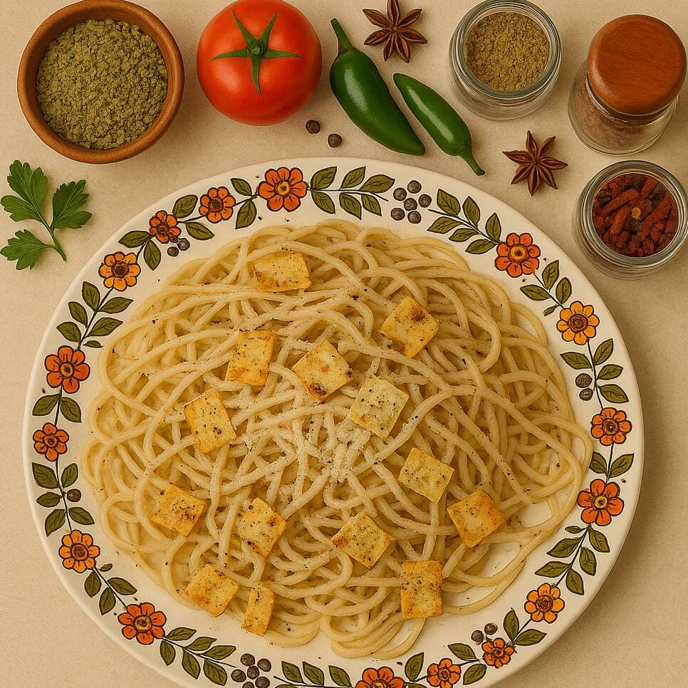 SPAGUETTI AL BURRO CON POLLO