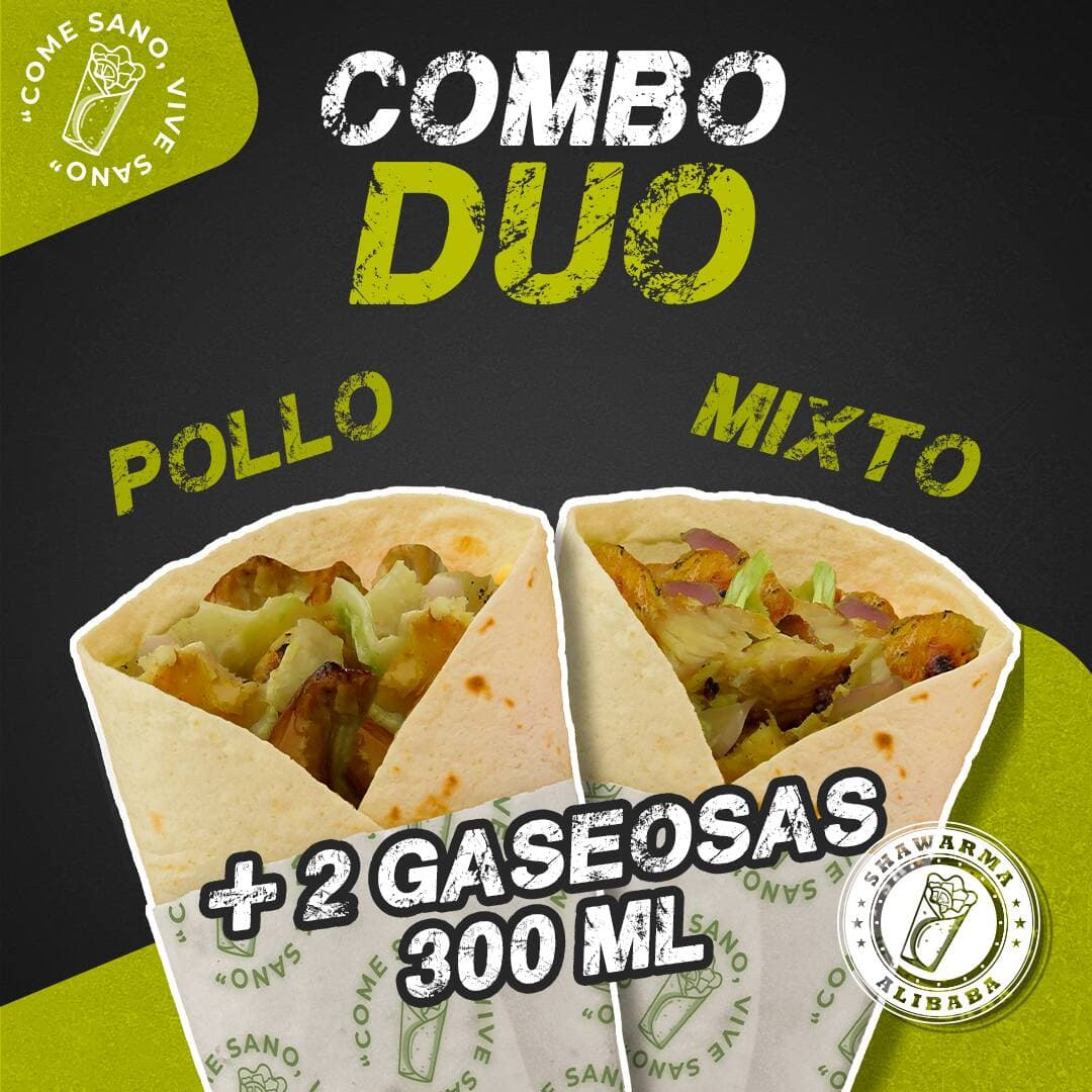 Combo para Dos + Gaseosas