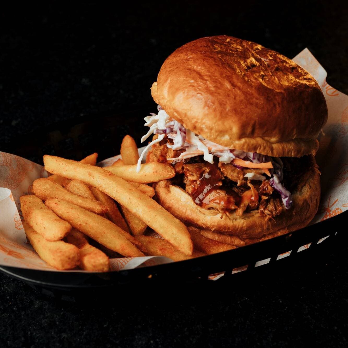 Hamburguesa  Pulled Pork