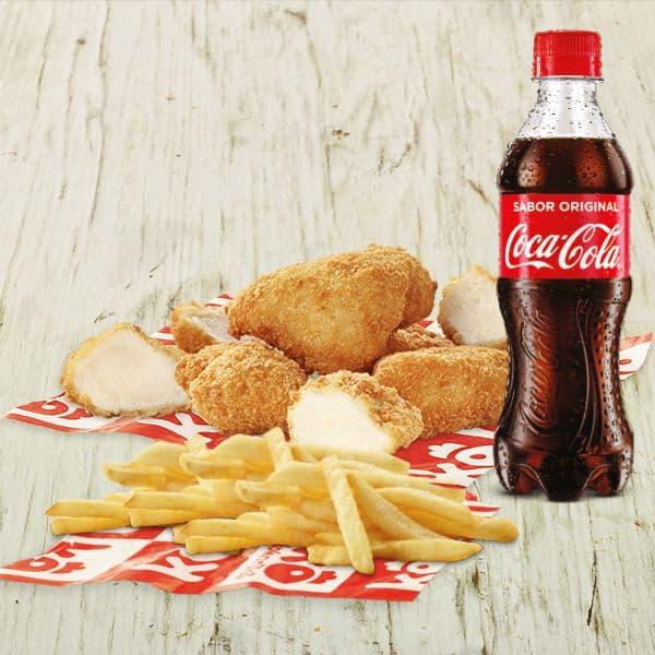 9 nuggets de pollo en combo
