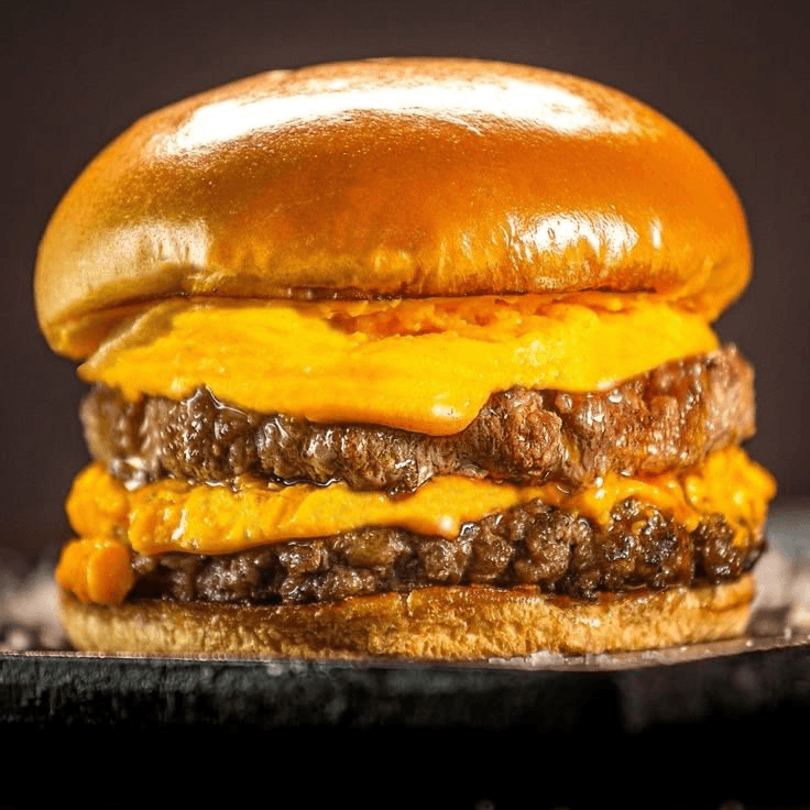 Hamburguesa Doble con Papas