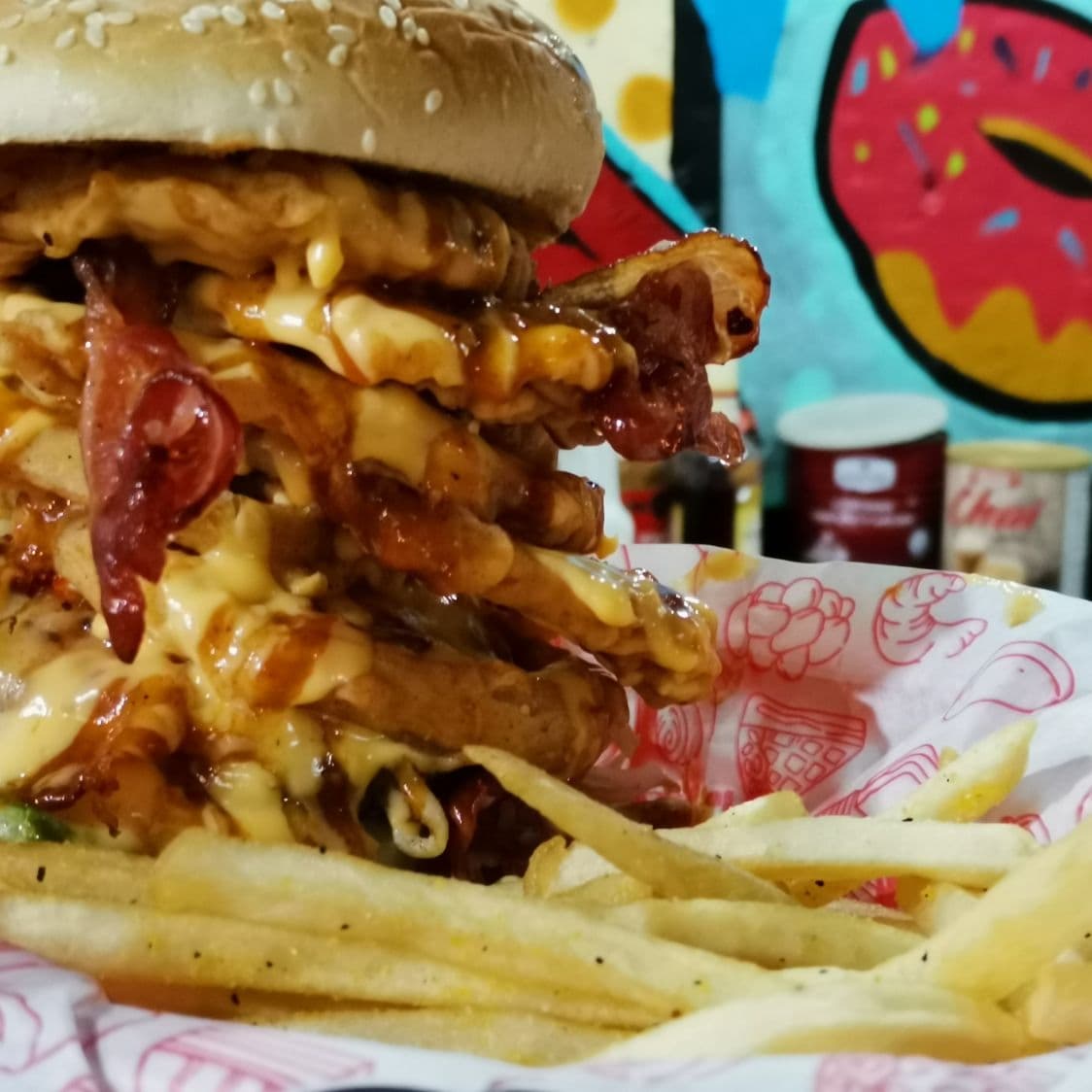 Hamburguesa GUNS con papas