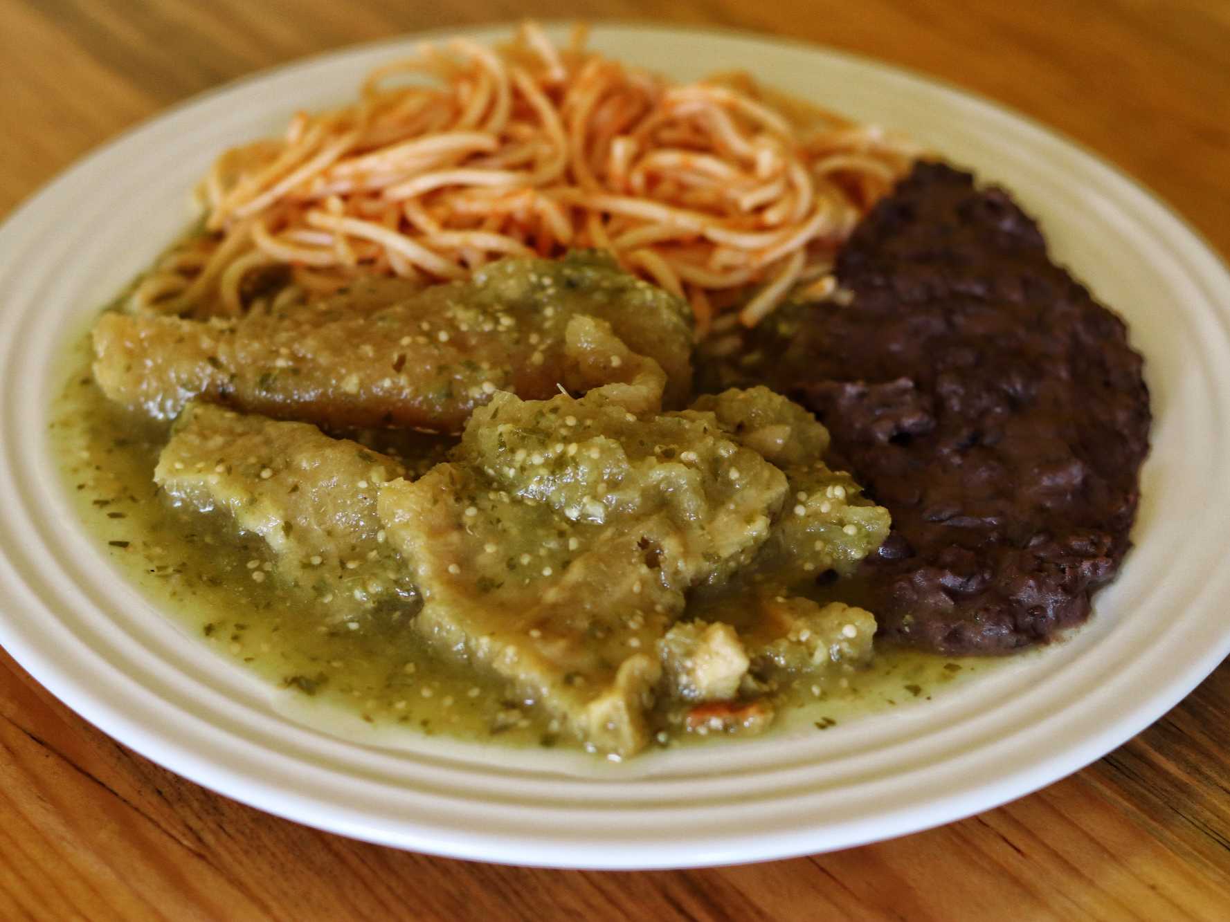 Chicharrón en Salsa Verde