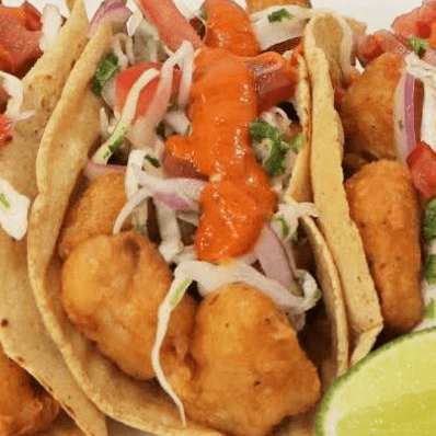 Camarón y pescado