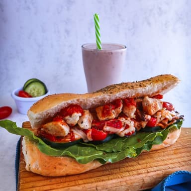Baguette Pollo Mediterráneo