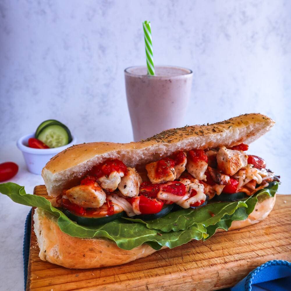 Baguette Pollo Mediterráneo