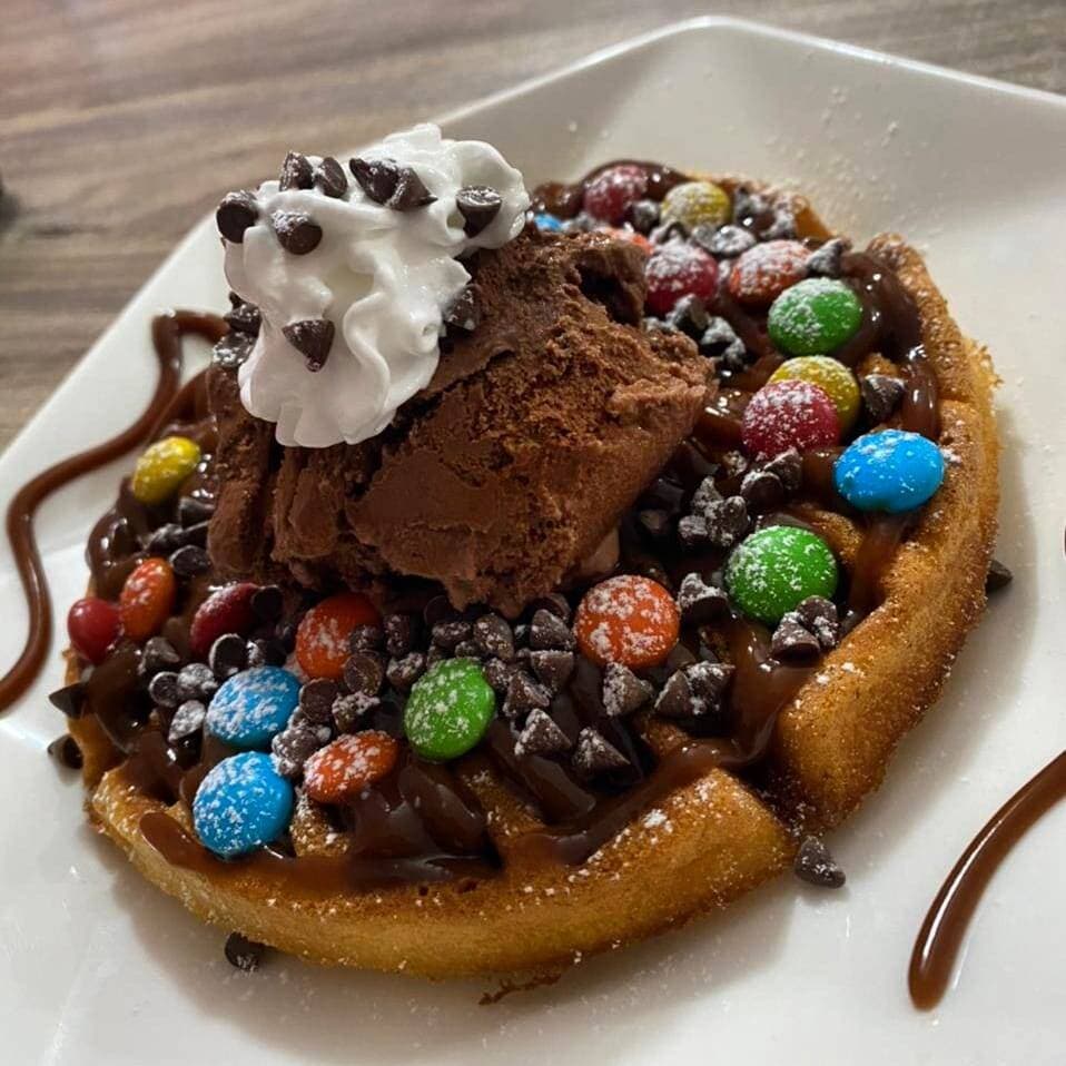Waffle Explosión Chocolate