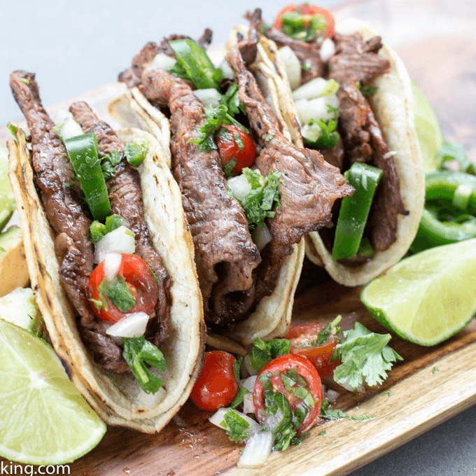 Tacos de Arrachera 3 pzas