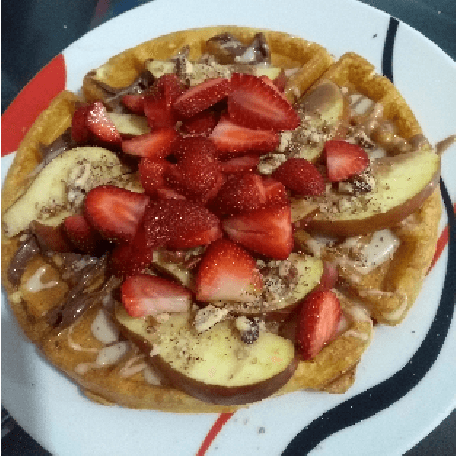 Waffle 2 Ingredientes más Fruta