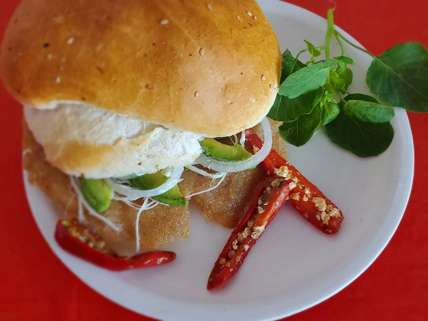 Cemita de pollo