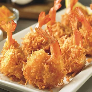 Camarones Empanizados al Coco con Salsa De Mango
