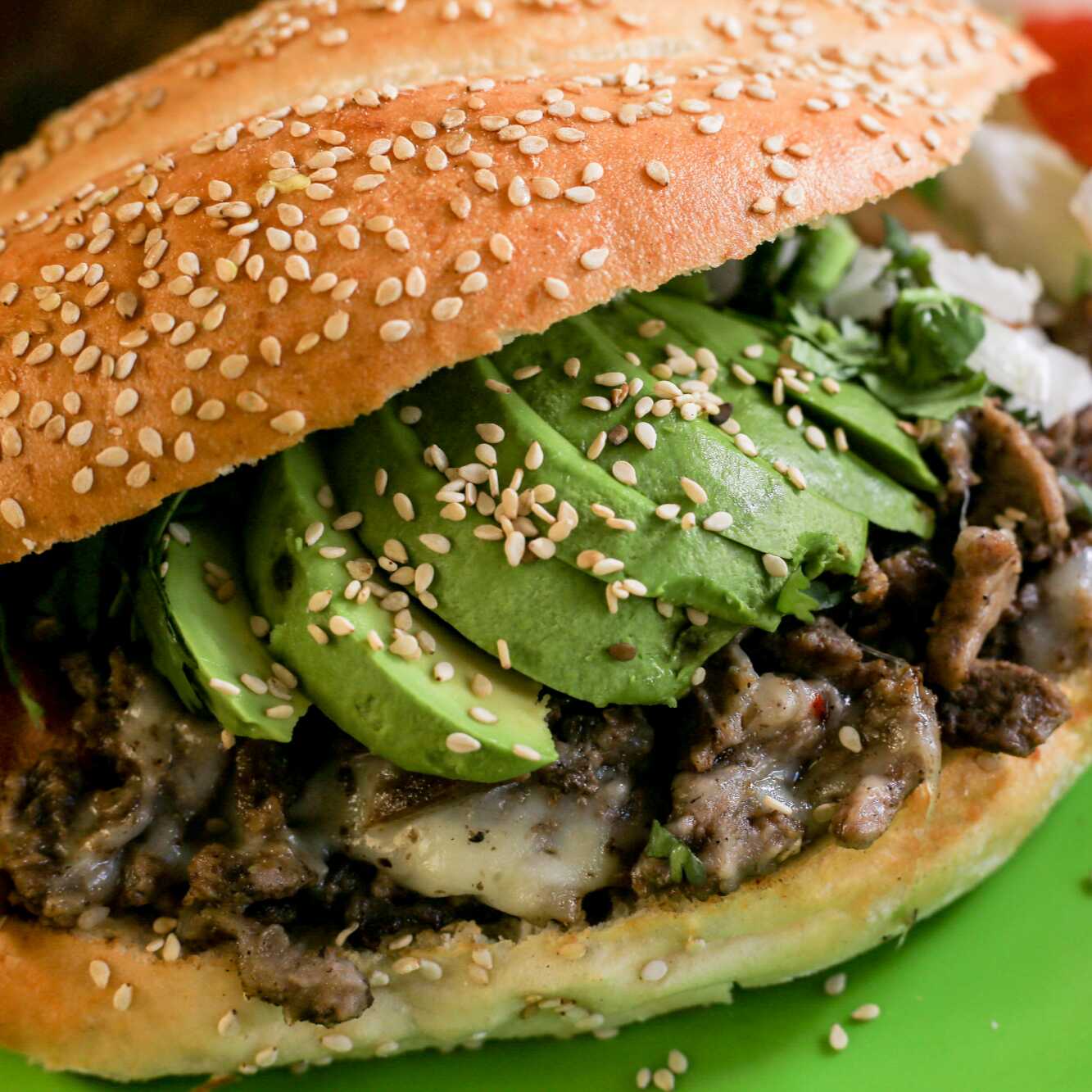 Torta de Arrachera