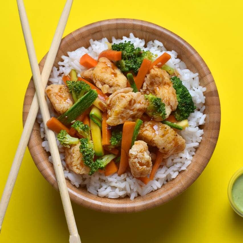 Teriyaki Wok + Bebida