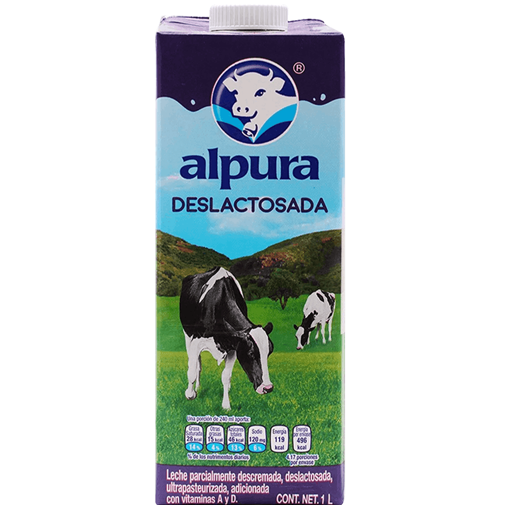 Leche Alpura Deslactosada 1lt UHT