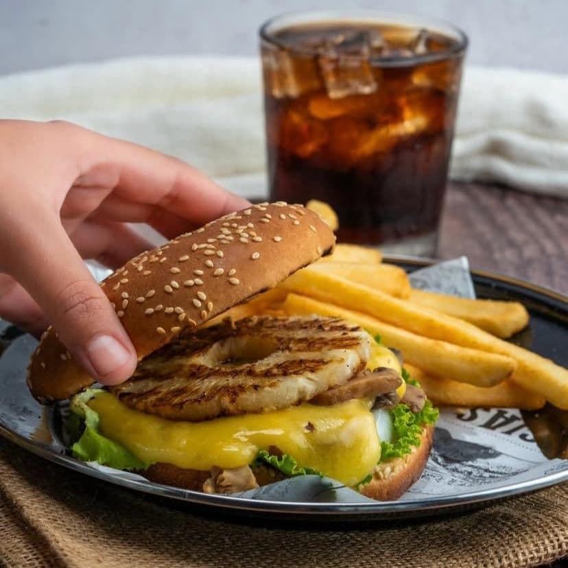 Hamburguesa Hawaiana