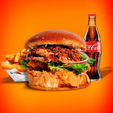 Chicken Bacon Spicy Con Papas y Refresco