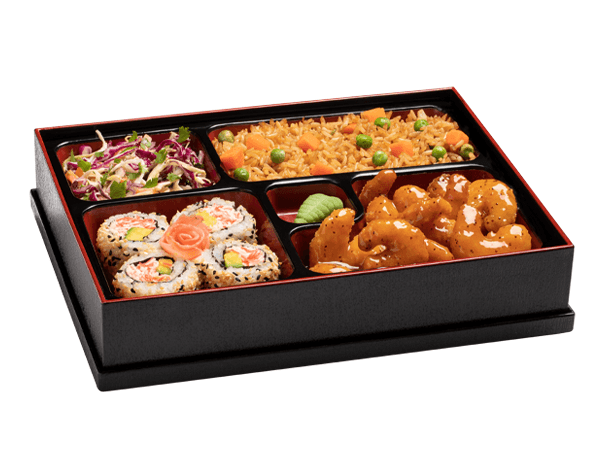 Bento De Camarones Mandariyaki