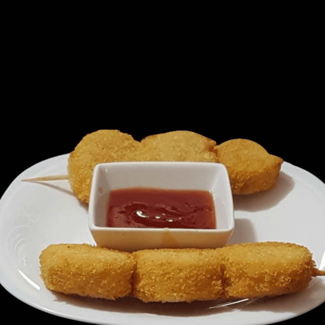Kushiages de Plátano