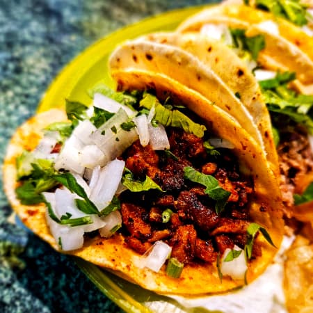Taco de Adobada Estilo Pastor