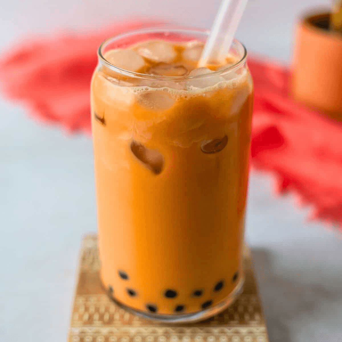Iced Thai Tea Latte