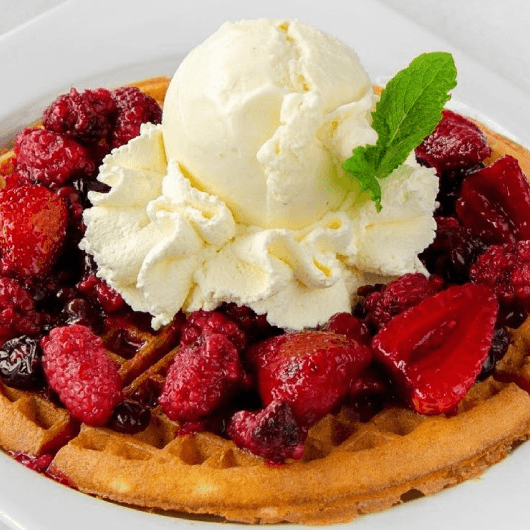 Waffle Frutos Rojos