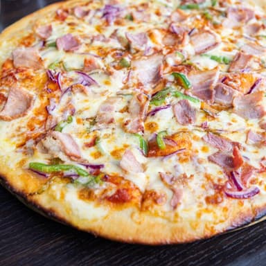 Pizza Grande + Pan de Ajo + Bebida 1.5 L