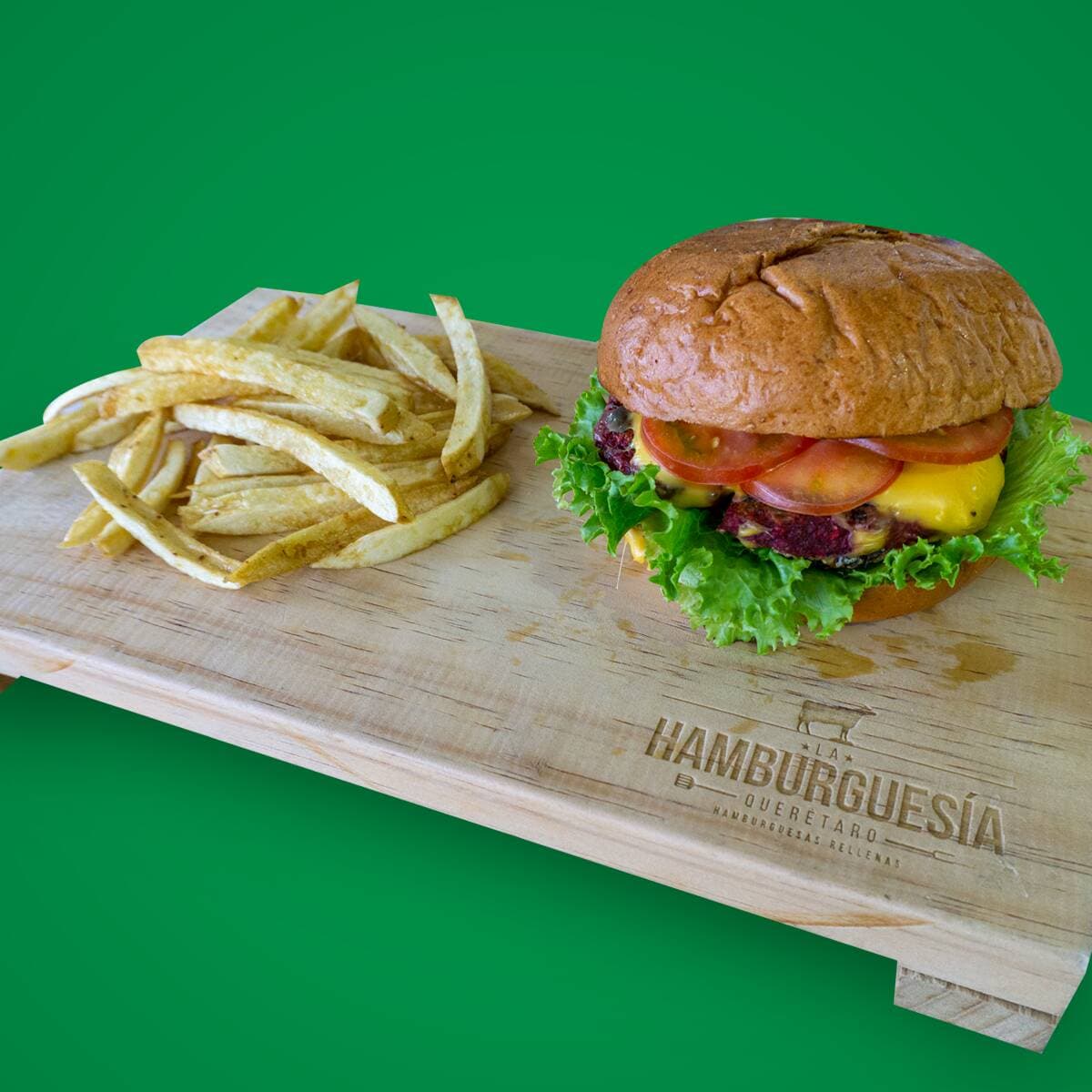 Hamburguesa Betabel-Avena