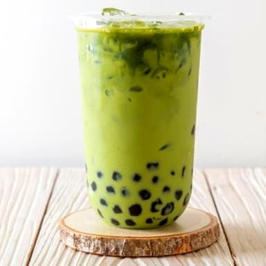 Ice Latte Matcha 32oz (perlas de tapioca)