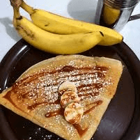 Crepa de Cajeta con Platano
