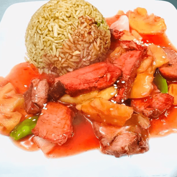 chancho con piña