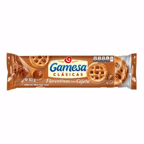 Gamesa Florentinas Clásicas Sabor Cajeta