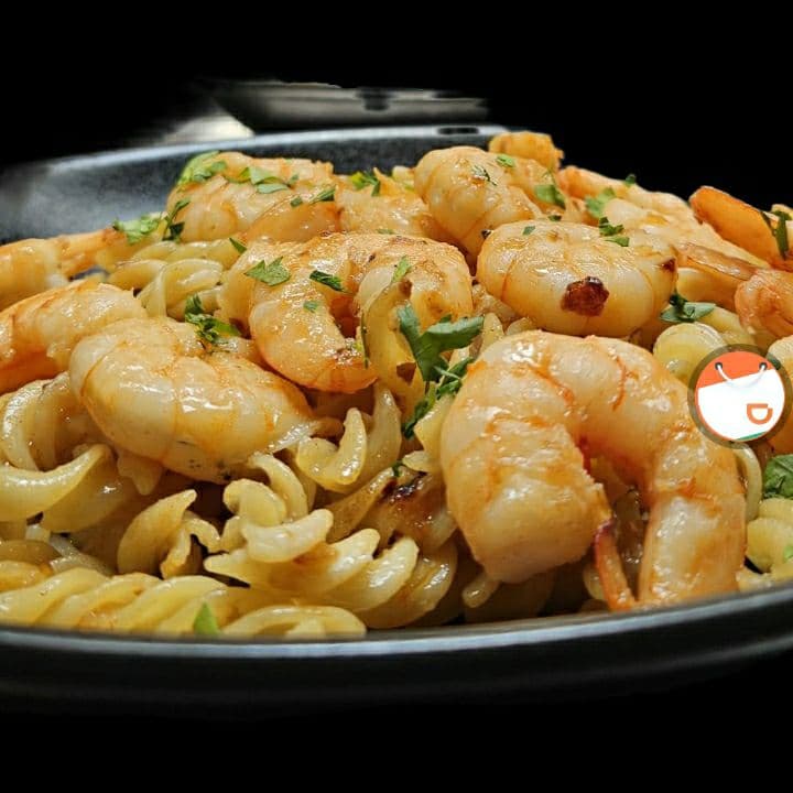 Fusilli con Camarones