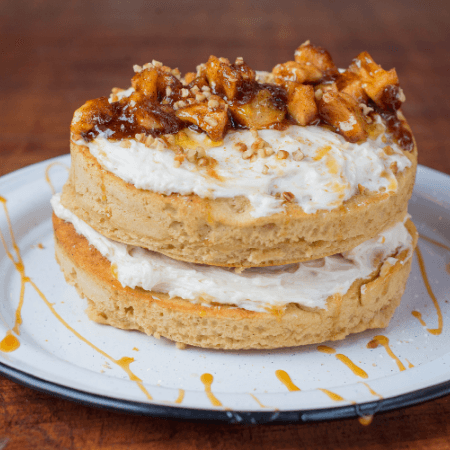 Apple Pecan Pancakes