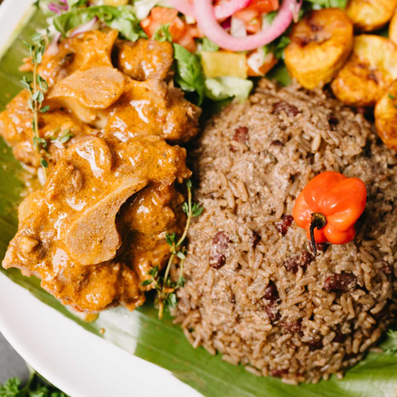 Rice and Beans con RABO + Bebida