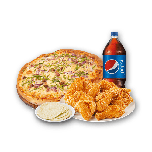 Combo En Todas + Gaseosa 2.5 L