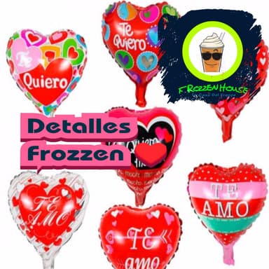 Globos de Corazon 10 de Mayo