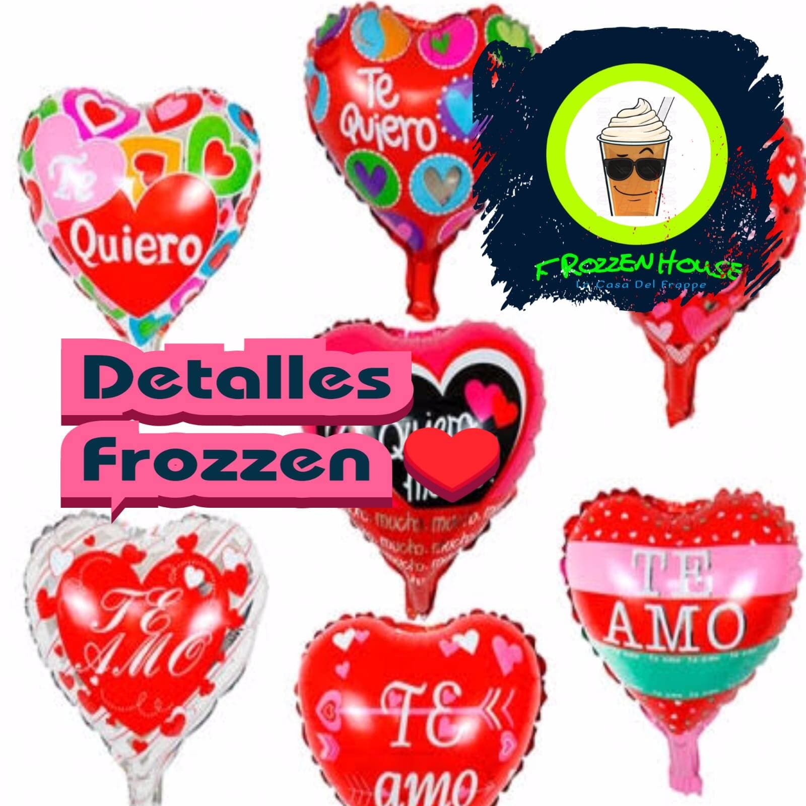 Globos de Corazon 10 de Mayo