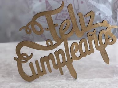 Cake Topper Feliz Cumpleaños