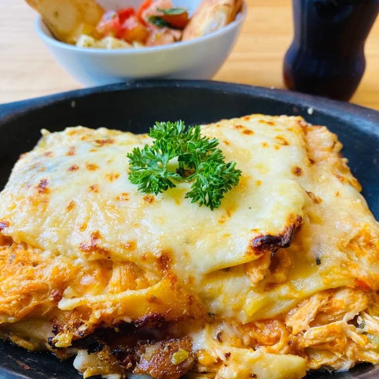 Combo-Lasaña de Pollo + Coca Cola 250ml