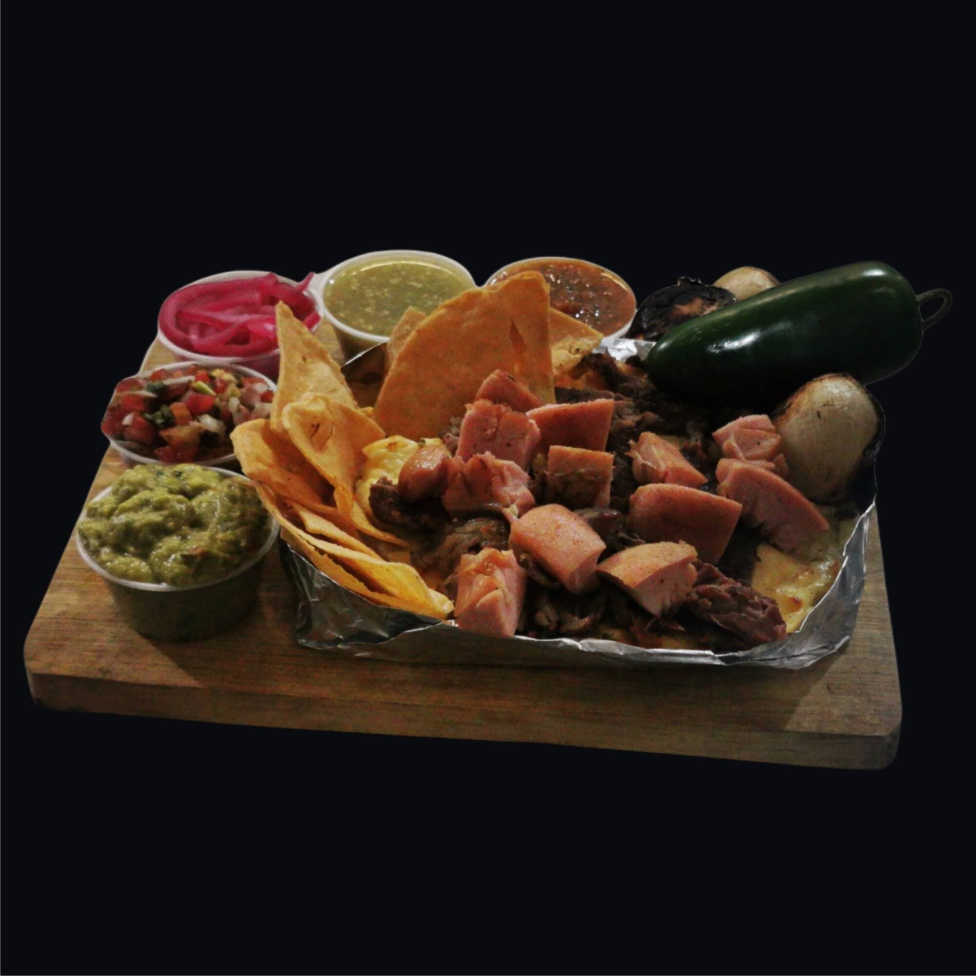 Papa Mixta Carne Asada/Salchicha Alemana