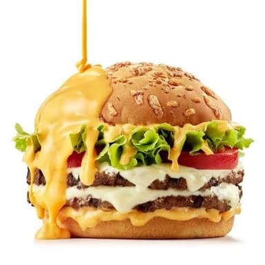 Hamburguesa 3 quesos